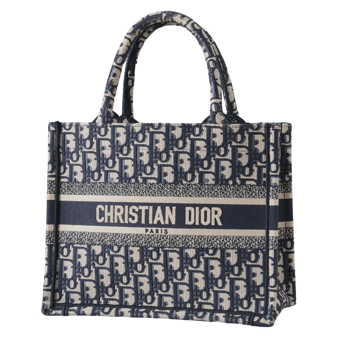 CHRISTIAN DIOR(USED)디올 오블리크 북토트 스몰